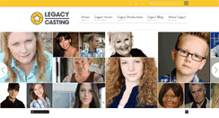 Desktop Screenshot of legacycasting.com